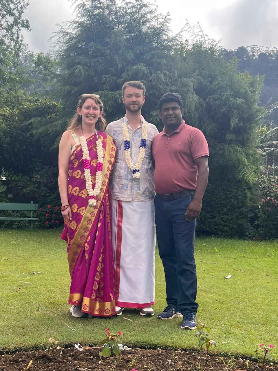 ElephantLeo guides with a happy traveler